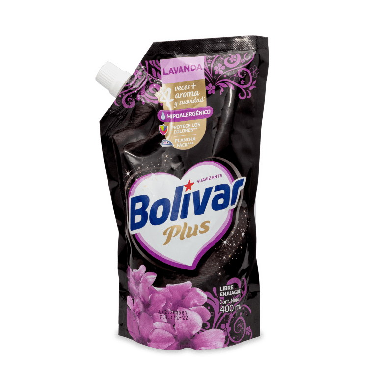 Suavizante Bolívar Plus Lavanda 400 ml